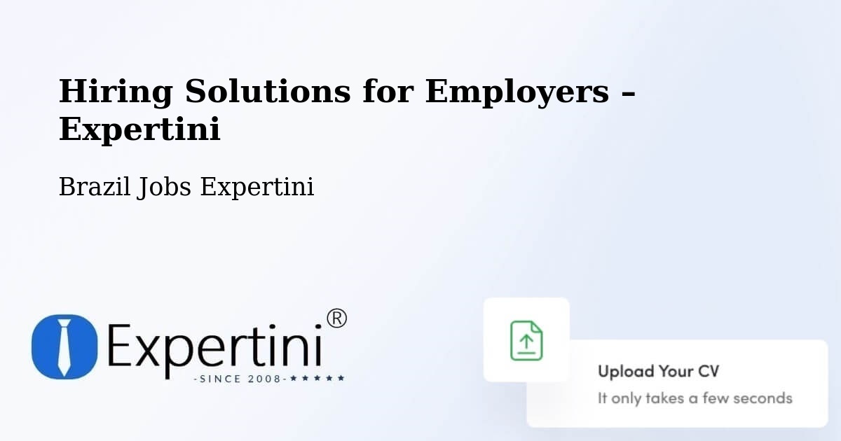 Hiring Solutions for Employers in Rio De Janeiro - Rio De Janeiro, Brazil Jobs Expertini